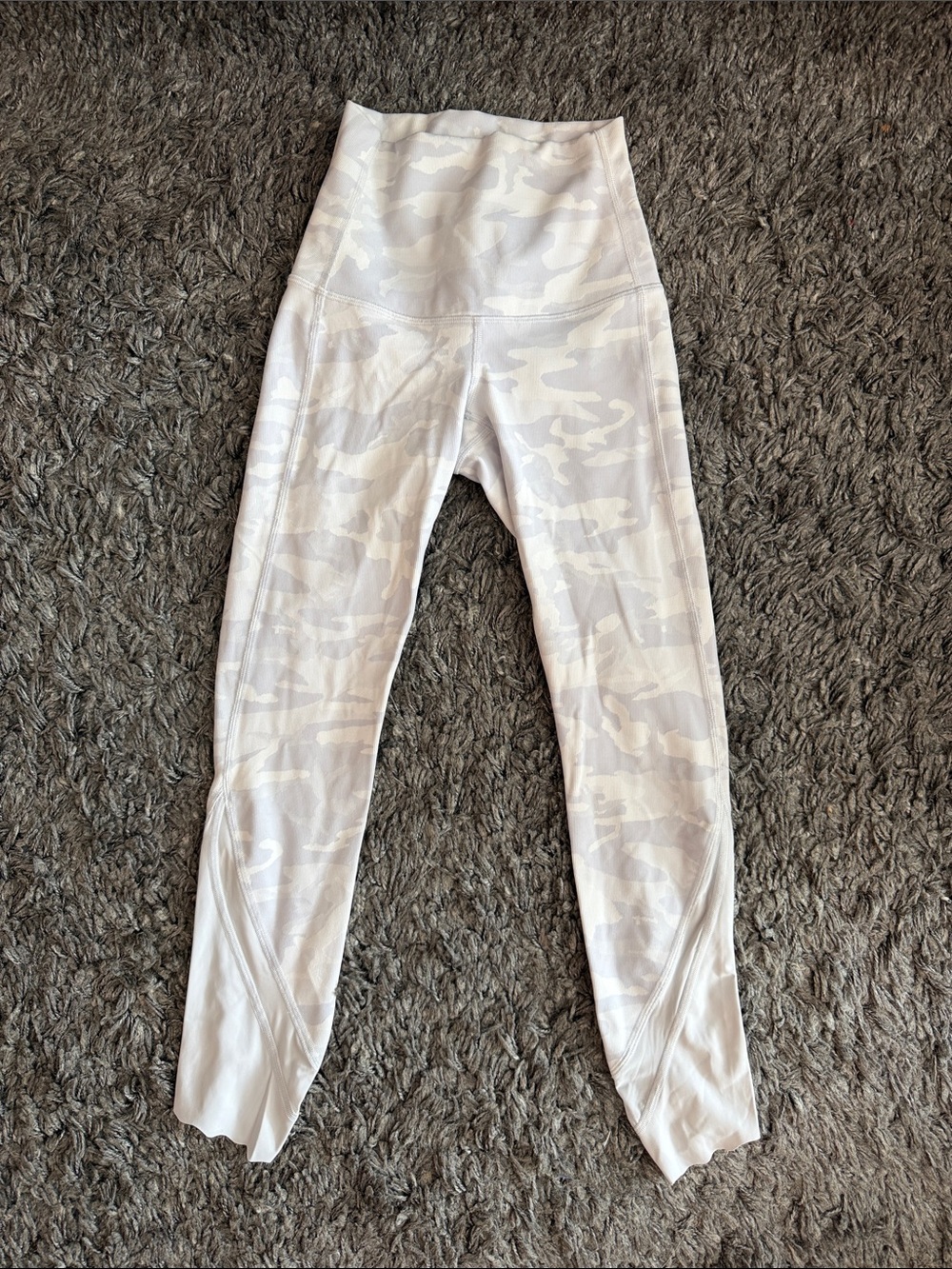 White Camouflage Lululemon Leggings - Size 2